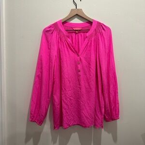 Lilly Pulitzer Vibrant Pink Blouse